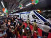 Maharashtra: Vande Bharat Express train receives a warm welcome at Nashik Railway Station, watch!
