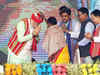 Tripura Elections 2023: Old lady blesses PM Modi during 'Vijay Sankalp' rally at Ambassa, watch!