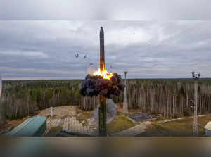 FILE - In image from video released by Russian Defense Ministry Press Service on...