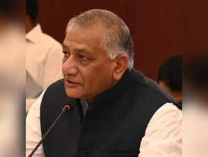 Union Minister of State for Civil Aviation V.K Singh(twitter)