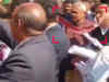 Watch: Part of broken chair hurled at CM Nitish Kumar during Samadhan Yatra