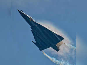**EDS: IMAGE VIA DEFENCE PRO** New Delhi: File photo of LCA-Tejas aircraft, whic...