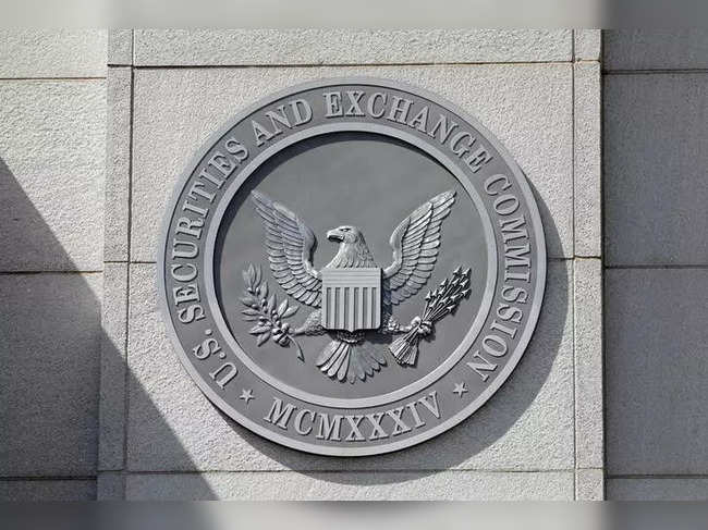 The seal of the U.S. Securities and Exchange Commission (SEC) is seen at their headquarters in Washington, D.C.