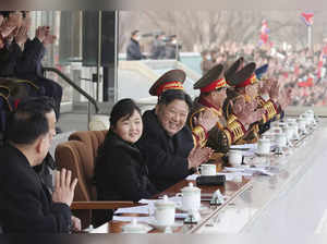 North Korean leader brings daughter to soccer match