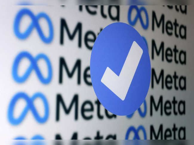 Illustration shows blue verification badge and Meta logos