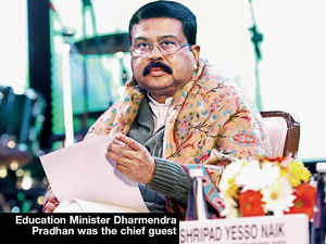Education Minister Dharmendra Pradhan was  the chief guest