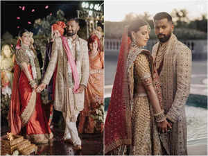 Hardik Pandya and Natasa Stankovic's vibrant pre-wedding celebrations: See outfits designed by Abu Jani and Sandeep Khosla