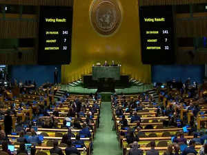 At UNGA, 32 abstain including India from vote on resolution over Ukraine