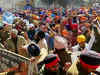 Amritsar: Heavy police deployed outside Ajnala police station where pro-Khalistani Amritpal staged protest