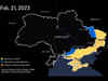 Ukraine war: Map shows territorial shifts since the war began a year ago, watch!