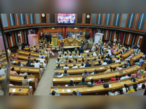 MCD House adjourned for the day without electing standing committee