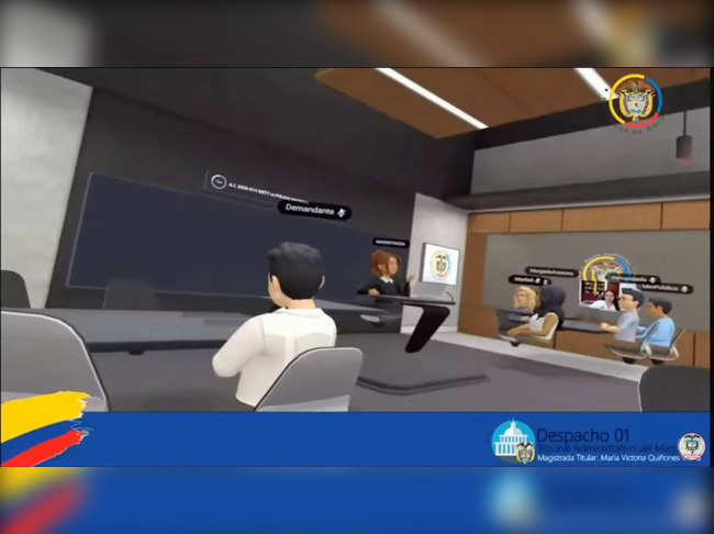 Colombian court hearing held in the Metaverse