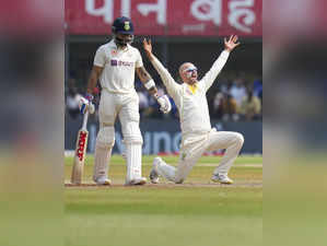 India 109 all out against Australia in Indore test