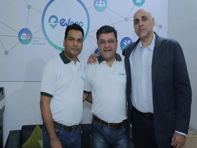 L-R: Evera co-founders Rajeev Tiwari, Nimish Trivedi, and Direct Capital partner Arthit Narula
