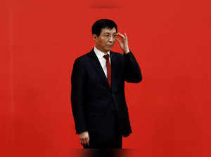 New Politburo Standing Committee members in Beijing