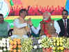 Celebrations in Tripura as BJP leads in assembly polls