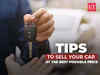 Planning to sell your car? Tips to get the best resale price