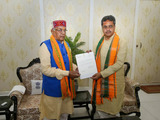Outgoing Tripura CM Manik Saha meets governor, tenders resignation