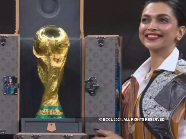 The 2022 FIFA World Cup trophy was presented by Deepika 