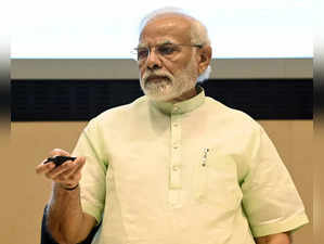 New Delhi, Jun 06 (ANI): Prime Minister Narendra Modi launches the national port...
