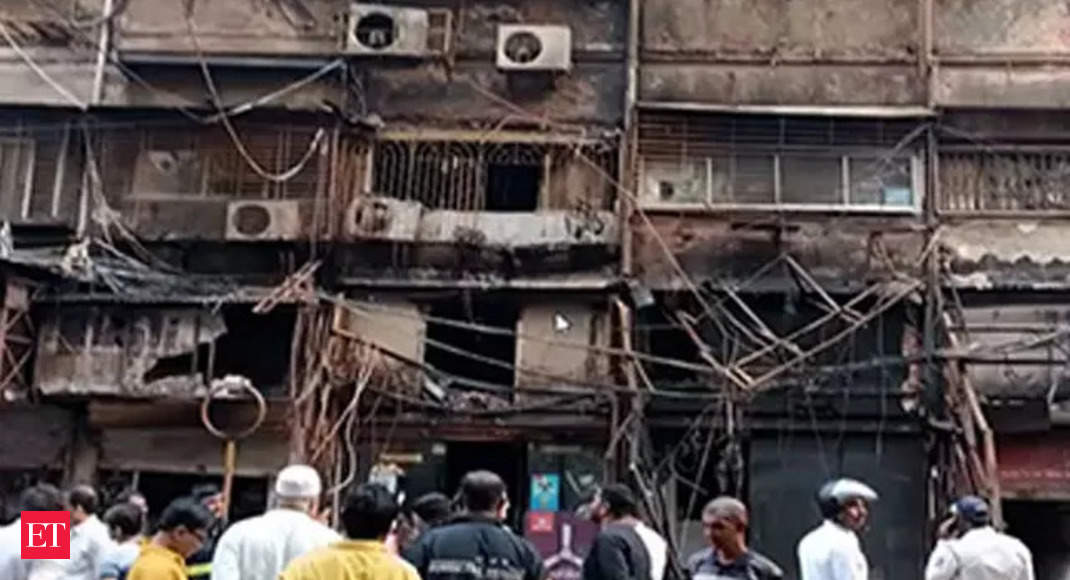 Mumbai: Massive fire devastates multiple shops, godowns in Tilak Nagar; no casualties reported