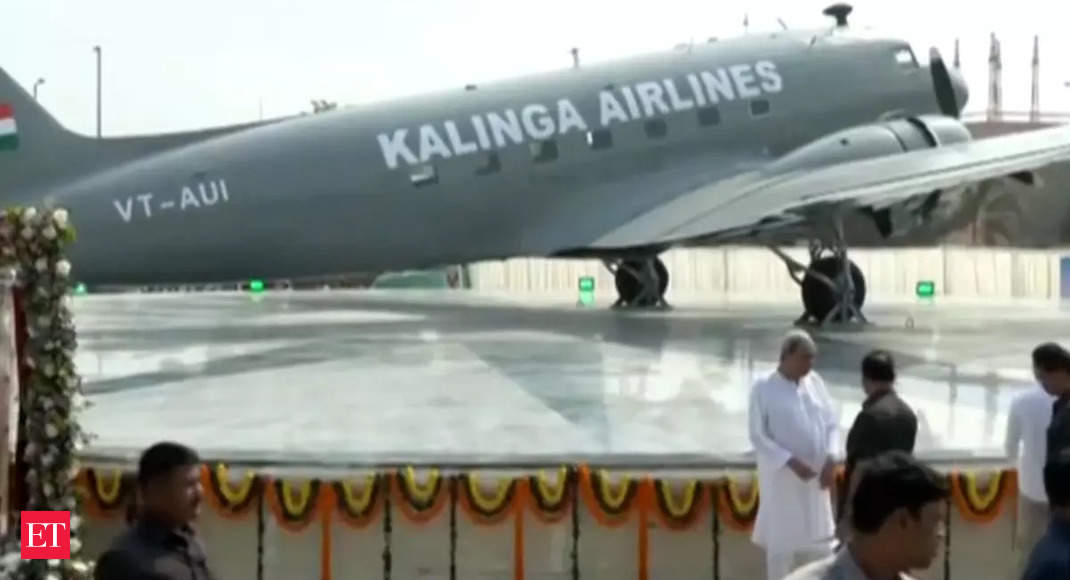 Odisha CM Naveen Patnaik unveils Biju Patnaik’s iconic ‘Dakota’ aircraft for public display, watch!