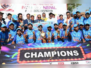 Cricket for differently abled: India seal T20 series with thumping win over Nepal.