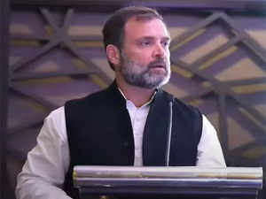 'At the heart of BJP's ideology is cowardice,' says Congress leader Rahul Gandhi at London event