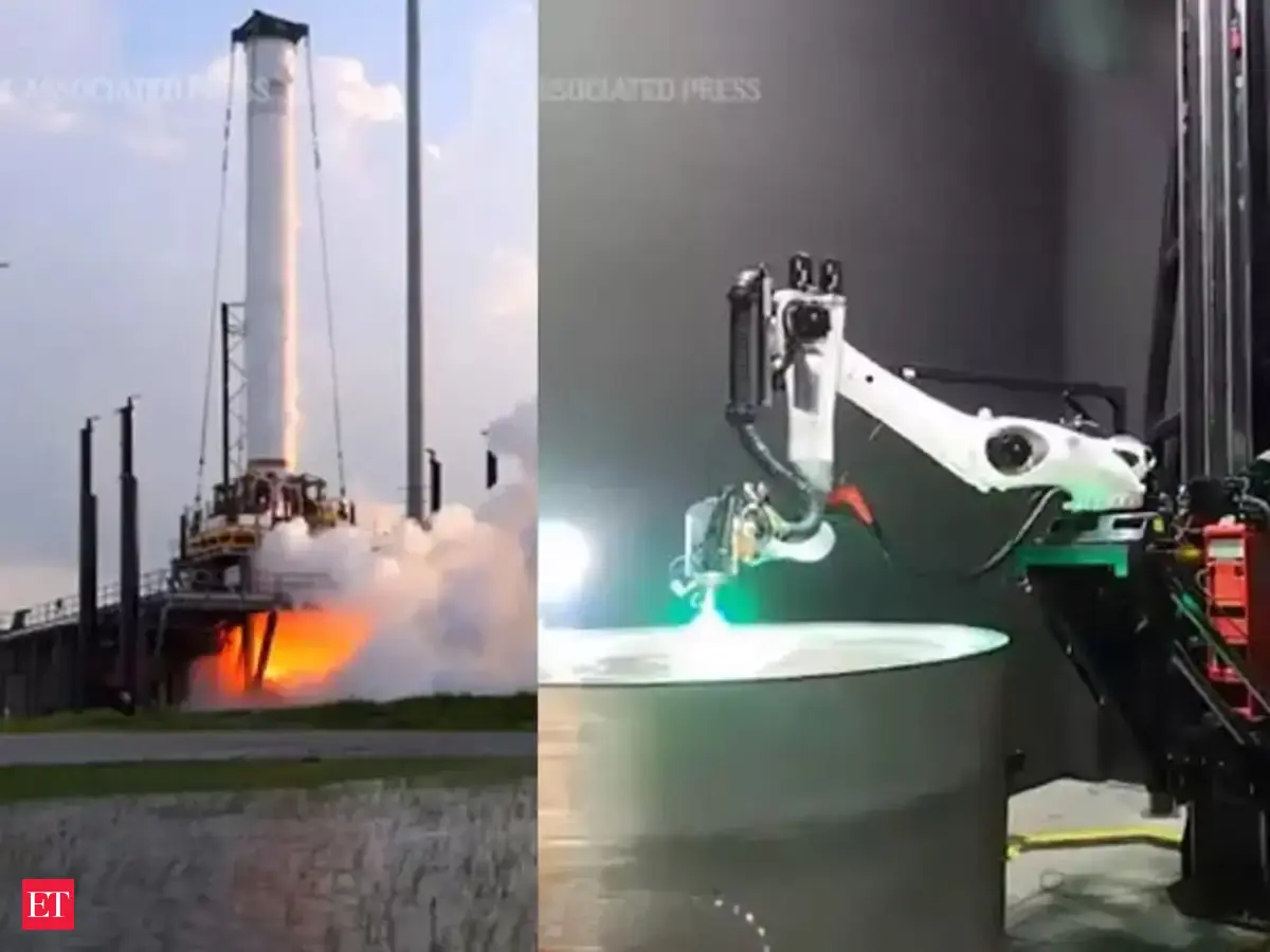 Watch: First 3D-printed rocket prepares for launch - The Economic Times ...