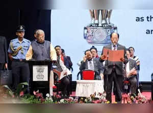 Neiphiu Rio takes oath as Nagaland CM for 5th term.