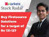 Stock Radar: Buy Firstsource Solutions for a target of Rs 121-127, says Ruchit Jain