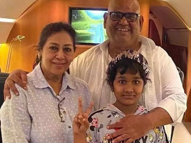 The family of Satish Kaushik