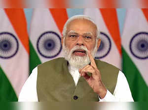 New Delhi, Mar 30 (ANI): Prime Minister Narendra Modi addresses the 5th BIMSTEC ...