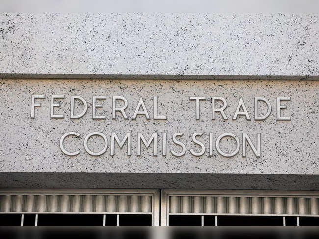 FILE PHOTO: FILE PHOTO: Signage is seen at the Federal Trade Commission headquarters in Washington, D.C.