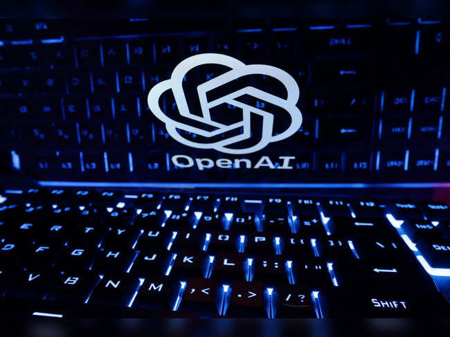 Illustration shows OpenAI logo