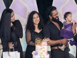 Kantara star Rishab Shetty throws grand first birthday party for his daughter Raadya