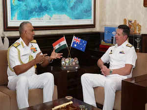Australian Chief of Navy Vice Admiral Mark Hammond on 3-day visit to India