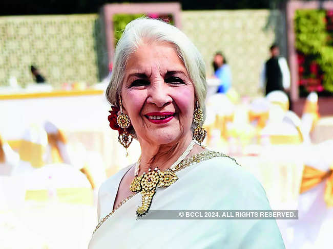 ​Sushma Seth went on to be known for her role as Dadi in the pioneering TV soap 'Hum Log' in 1984.​