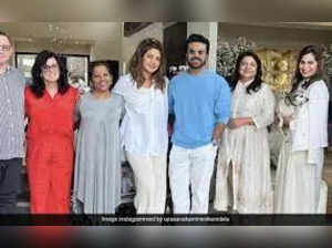 Ram Charan and his wife Upasana Kamineni spend time with Priyanka Chopra in LA