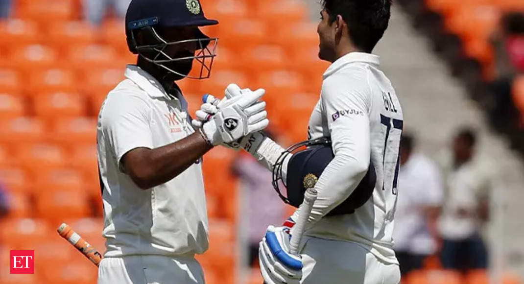 Shubman Gill gets candid with Cheteshwar Pujara after the maiden Test ton in India, watch!