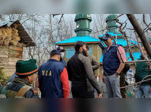 **EDS: TO GO WITH STORY** Srinagar: The National Investigation Agency (NIA) on S...