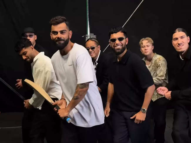 Kohli is enjoying his free time before the 3-match ODI series against Australia from March 17.