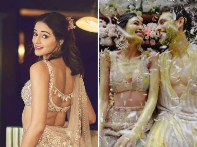 Ananya Panday has been sharing pictures and videos from the pre-wedding festivities.