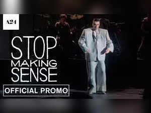Stop Making Sense' to be released in theatres by A24. All you need to know