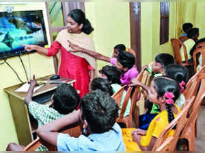 Internet-based self-learning centre for poor kids opened