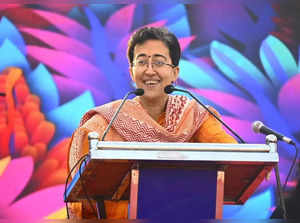 Delhi Tourism Minister Atishi inaugurated the food festival on Friday.(photo:@AAPDelhi/Twitter account)