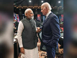 Bali: Prime Minister Narendra Modi with US President Joe Biden on the first day of the G20 Summit in Bali, Indonesia, on Tuesday, November 15, 2022. (Photo: PMO/Twitter)