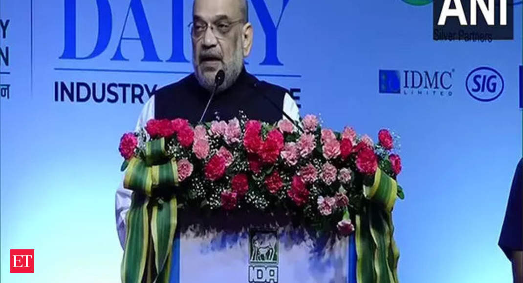 We have to set target to contribute 33 per cent of global milk production by 2033-34: Amit Shah