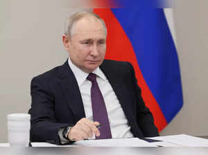 Russian President Vladimir Putin attends a meeting on the implementation of the ...