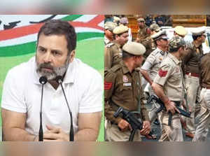 Delhi Police at Rahul's doorstep: Cong calls it worst case of political vendetta, harassment, intimidation